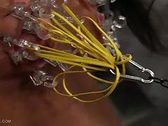 白い網タイツ ストッキング痴女