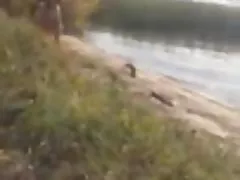 ミルトンの双子の三人組 mff で口にお尻