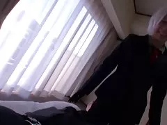 駅西 - 毛深いと坊主のレズビアンの女の子