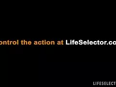 ぽっちゃり妻脂肪ピンクぽっちゃりからぶら下がっている毛むくじゃらの猫