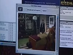 ウェブカメラの女の子のアマチュア毛むくじゃら