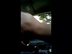 車の中でアラモアナ