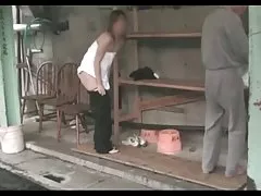 レトロな手コキ